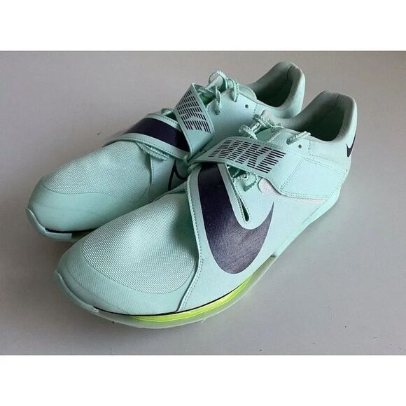 Nike Air Zoom LJ Elite Mint Foam Green Dr9924-300 Men's Size 15 Track Spikes - Picture 7 of 10